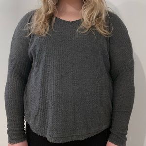 Waffle Knit Lightweight Sweater